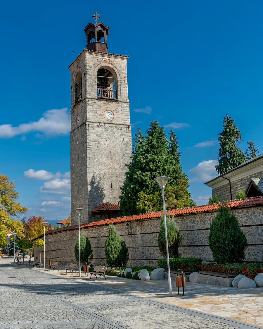 Камбанарията на църквата „Света Троица“ в Банско